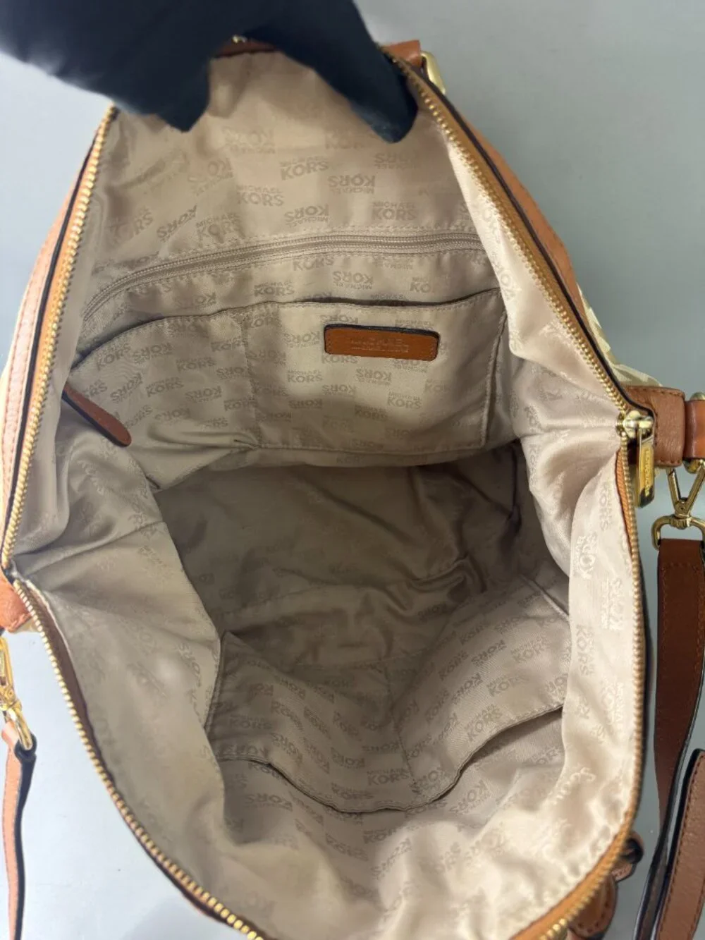 Michael Michael Kors Brown Bedford Satchel /Shoulder Bag